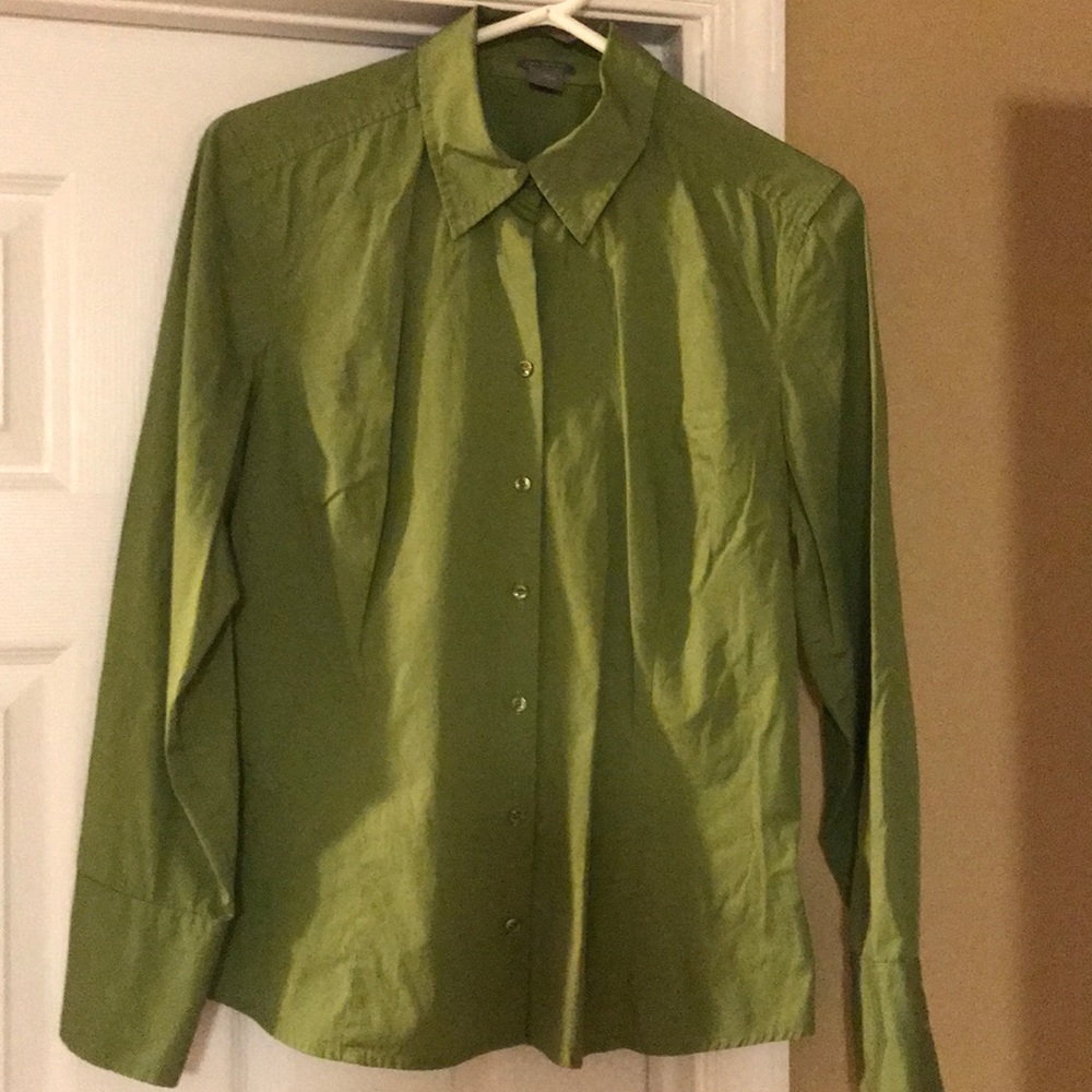 Ann Taylor Cotton Button Down Shirt